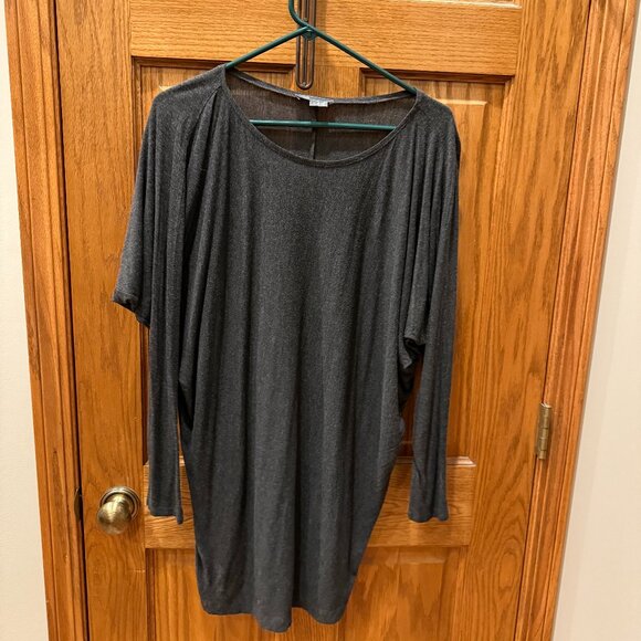 Vince Tunic Top, L, Heather Gray - Picture 1 of 2